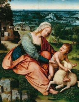 Quentin Matsys Madonna and Child with the Lamb oil painting picture